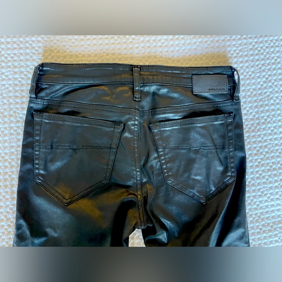 Diesel Black Leather Jeans - Picture 7 of 7